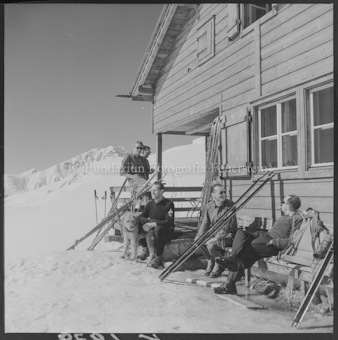 Winter Skihütte Naluns