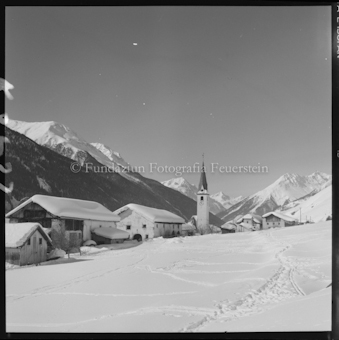 Dorfansicht im Winter