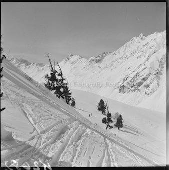Silvrettatour 1956, ? gegen Heidelberger Hütte