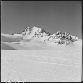 Silvrettatour 1956, Jamtalgletscher mit vorderer Jamspitze