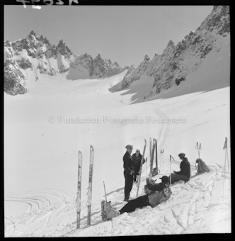 Silvrettatour 1956, Ochsenscharte gegen Jamjoch