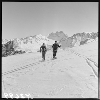 Silvrettatour 1956, Ochsenscharte gegen Fluchthorn