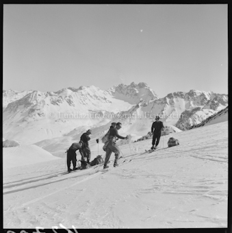 Silvrettatour 1956, Ochsenscharte gegen Fluchthorn