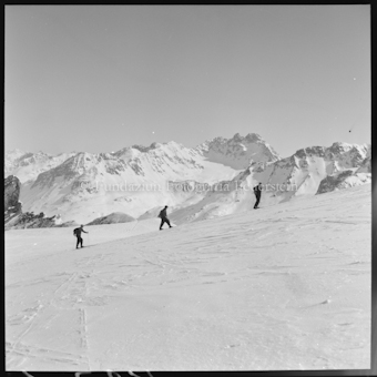 Silvrettatour 1956, Ochsenscharte gegen Fluchthorn