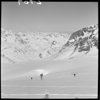 Silvrettatour 1956, Aufstieg über grossen Fermuntferner