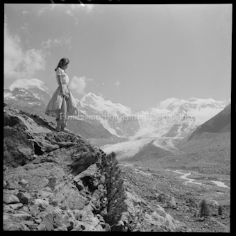 Morteratsch Blick auf Bernina