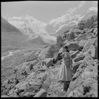 Morteratsch Blick auf Bernina