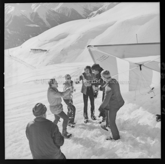 Winter, Drachenflugschule, Bad Scuol-Tarasp-Vulpera