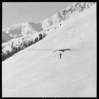 Winter, Drachenflugschule, Bad Scuol-Tarasp-Vulpera