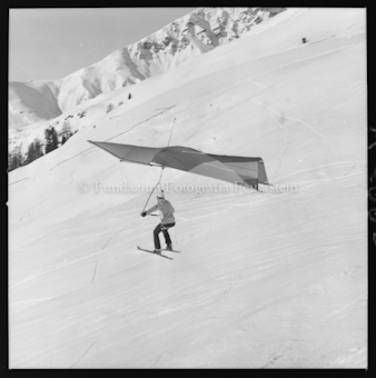 Winter, Drachenflugschule, Bad Scuol-Tarasp-Vulpera