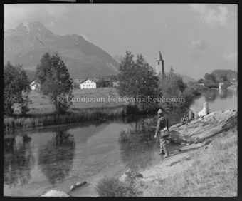 Sils-Baselgia mit Fischer