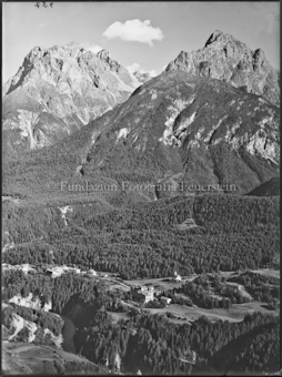 Blick von Ftan auf Vulpera