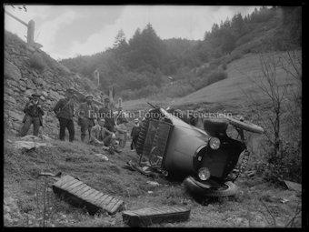 Autounfall auf der Flüelastrasse bei Susch