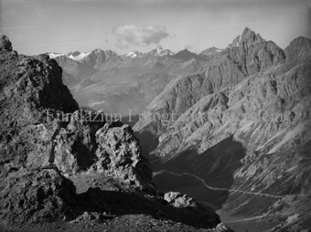 Blick von Fuorcla Val dal Botsch aufs Plavnatal
