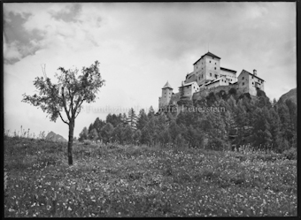 Schloss Tarasp vom Park aus