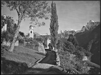 Bergell, Soglio Dorfeingang