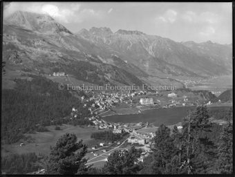 Blick vom Hahnensee von St. Moritz