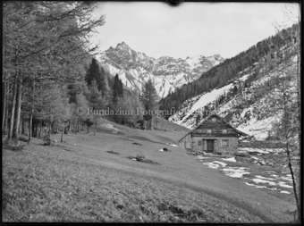 Parkhütte Varusch mit Piz Fier