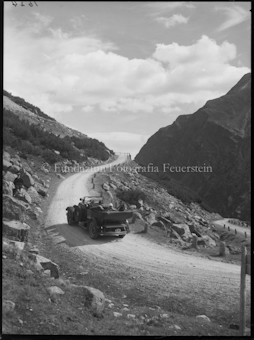 Flüelapass mit schöner Wolke