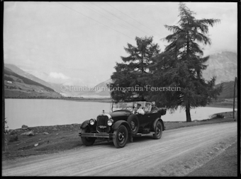 Haidersee bei Graun mit Auto