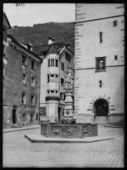 Chur Martinsplatz mit Haus Möhr