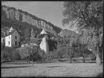 Schloss Haldenstein vom Baumgarten aus