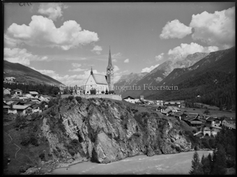 Scuol Kirche und Unter-Scuol