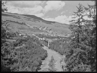 Scuol vom Waldhaus (Vulpera) aus