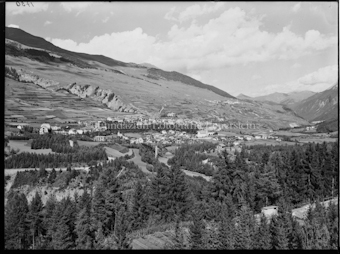 Scuol vom Waldhaus (Vulpera) aus