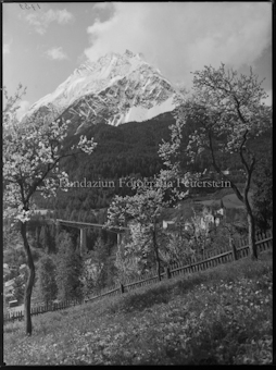 Piz Pisoc, vom Park Könz aus 