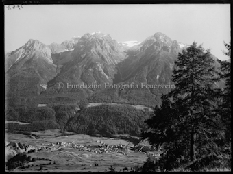 Scuol von Motta Naluns aus Lischanagruppe