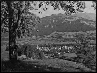 Ilanz von Grüneck aus