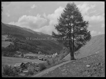 Churwalden mit Baum rechts