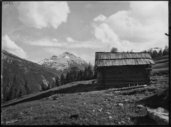 Ofenberg Blick von Alp Grimels gegen Italienische Berge