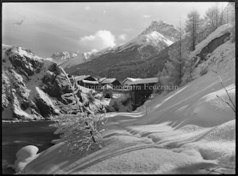 Wintermotiv in Scuol