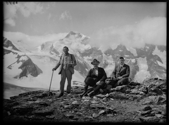 Wanderer in den Bergen