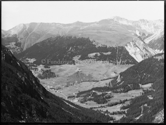 Preda Blick von der Alp ob Preda gegen Bergün