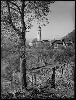 Bergell Soglio gegen Italien