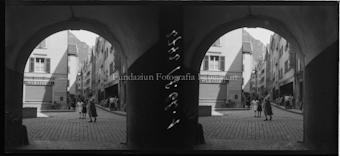 Chur Jahrmarkt Stereo Aufnahme bezeichnet 2742/ S. Ch. 1-9