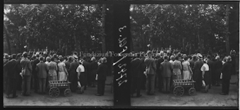 Chur Jahrmarkt Stereo Aufnahme bezeichnet 2742/ S. Ch. 1-9