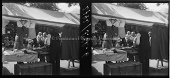 Chur Jahrmarkt Stereo Aufnahme bezeichnet 2742/ S. Ch. 1-9