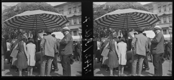 Chur Jahrmarkt Stereo Aufnahme bezeichnet 2742/ S. Ch. 1-9