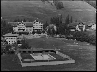 Churwalden / Teleaufnahme / Hotel Krone und Schwimmbad