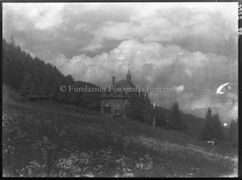 Churwalden Lindenhof gross mit Blumenwiese
