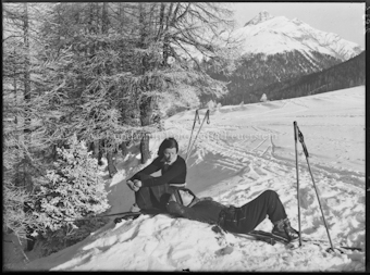 Winter S-chanf mit Piz d'Esen (2 Caratsch)