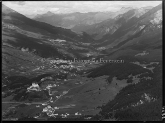 Blick von Montana gegen Unterengadin