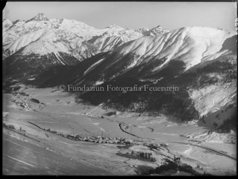 Winter Zuoz, S-chanf Blick in Nationalpark
