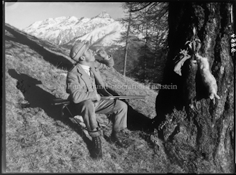 Sommer Zuoz Jagdb. Mit Zehnder Jun. (Has)