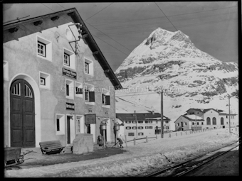 Bernina Häuser, Winter