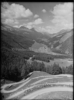 Oberpost Umbrailstrasse, Blick auf Münstertal